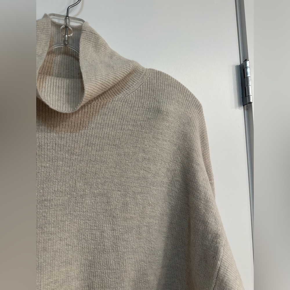 BABATON Cream Turtleneck Sweater Dress - Picture 4 of 7